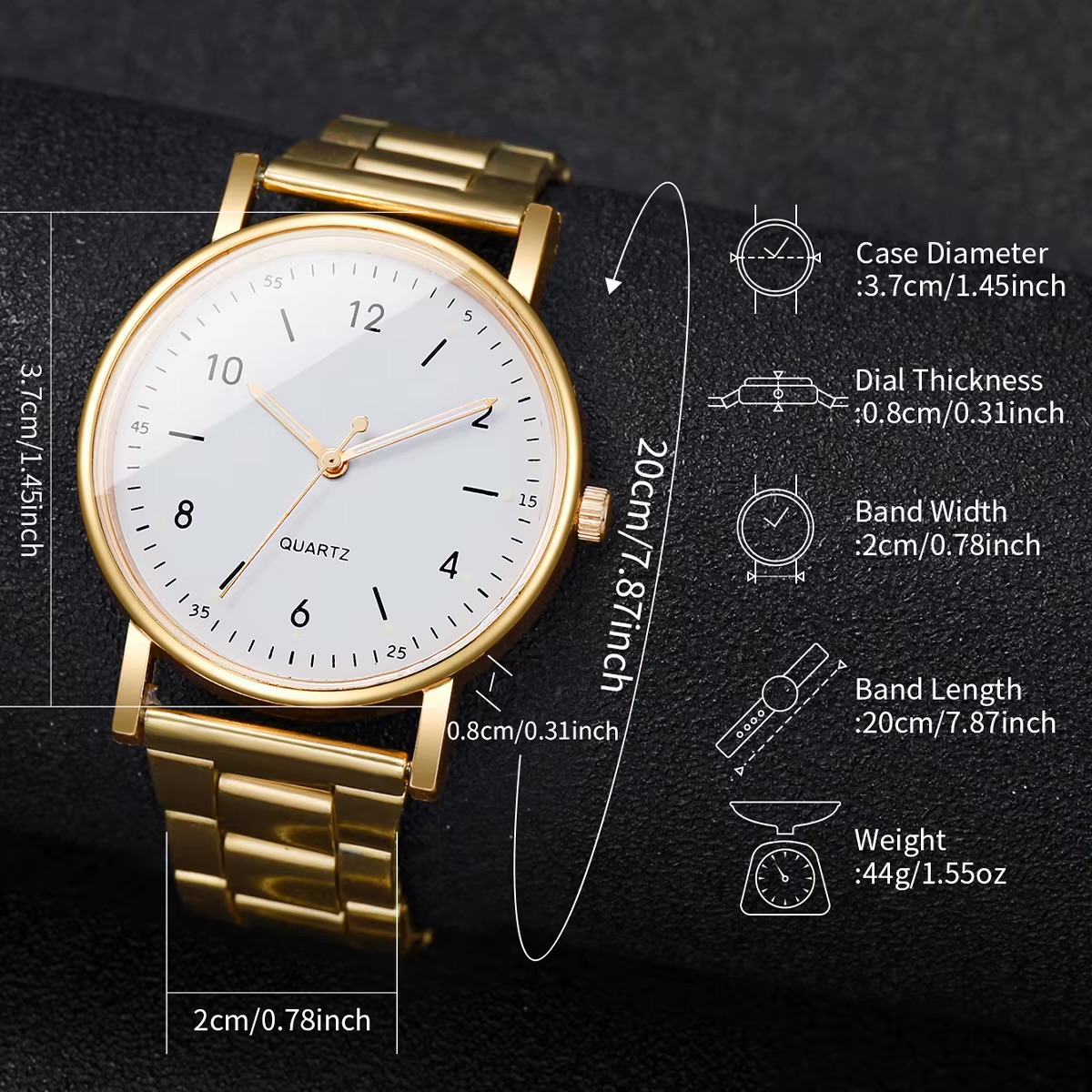 Women’s Watch & Bracelet Set Reloj Mujer - Image 8