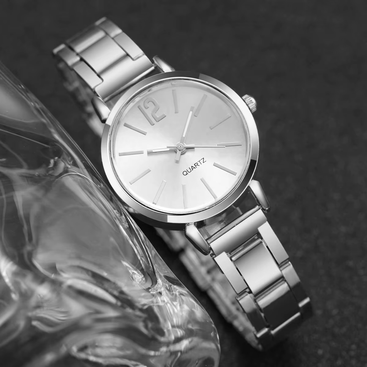 Women's Watch & Diamond Jewellery 6PCS Gift Set - Image 3