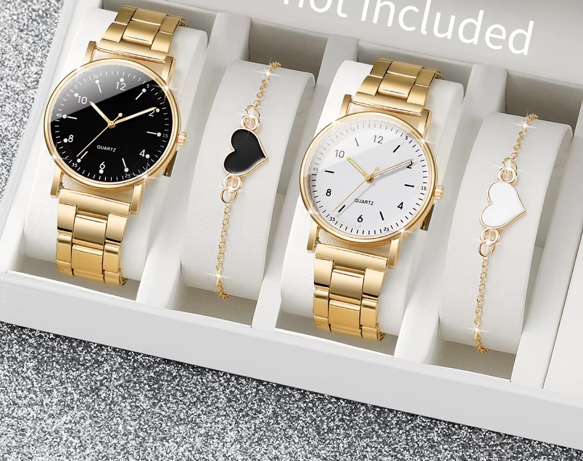 Womens Watch & Bracelet Jewellery Gift Set (Copy)